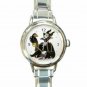Maleficent Sleeping Beauty Round Italian Charm Watch