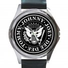 Ramones Rock Band Unisex Round Silver Metal Watch