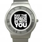 May The Force Be With You - Star Wars Chrome Roman Dial Unisex Ultra Slim Watch
