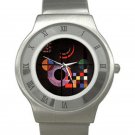 Wassily Kandinsky - Gravitation Chrome Roman Dial Unisex Ultra Slim Watch