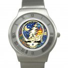 Grateful Dead - Steal Your Face - Cosmic Chrome Roman Dial Unisex Ultra Slim Watch