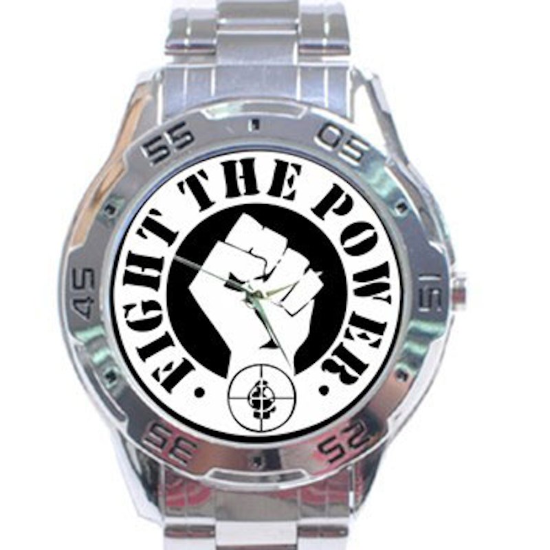 Public Enemy - Fight the Power Stainless Steel Analogue Watch