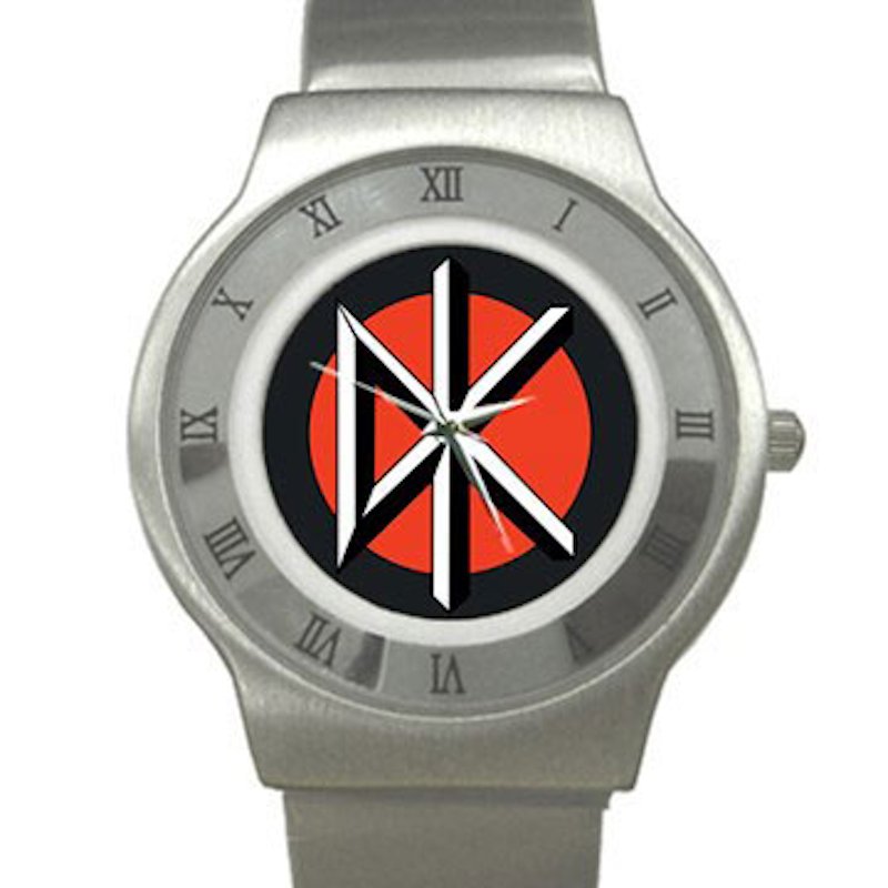 Dead Kennedys Chrome Roman Dial Unisex Ultra Slim Watch