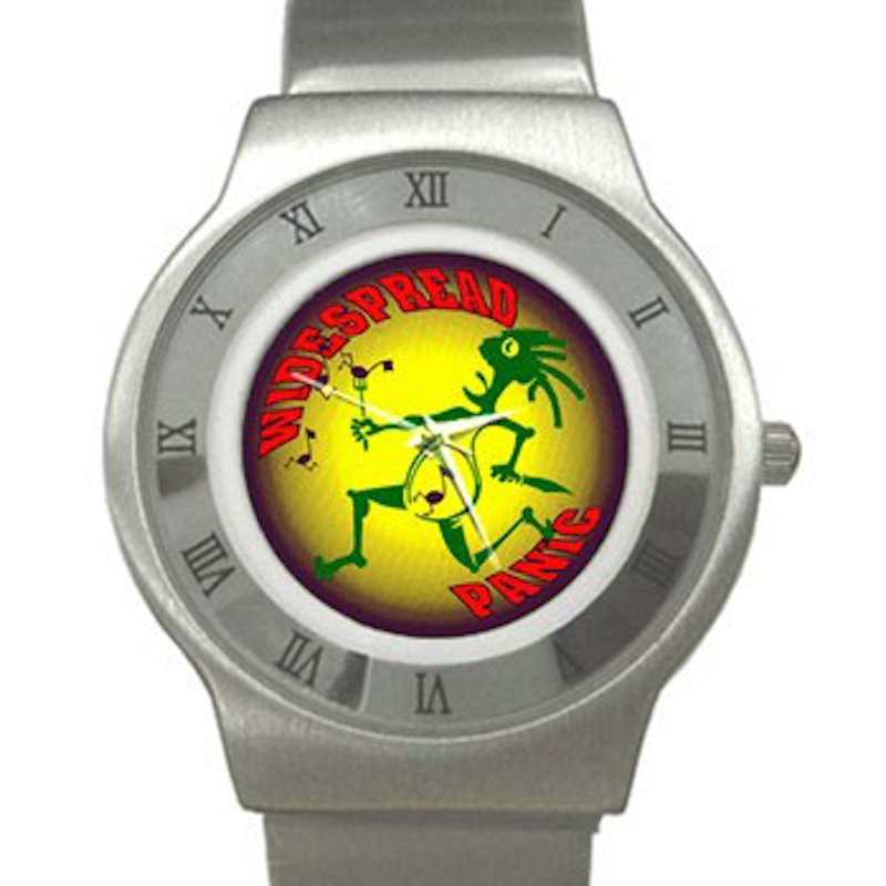 Widespread Panic - Note Eater Chrome Roman Dial Unisex Ultra Slim Watch