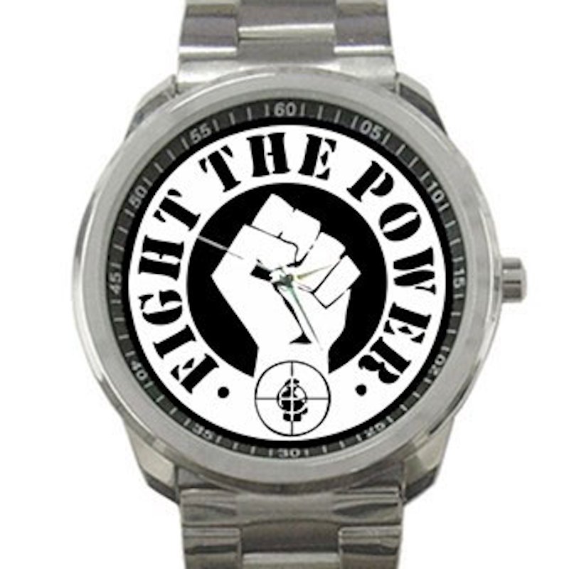 Public Enemy - Fight the Power Unisex Sport Metal Watch