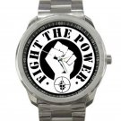 Public Enemy - Fight the Power Unisex Sport Metal Watch