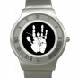 Jerry Garcia Handprint Chrome Roman Dial Unisex Ultra Slim Watch