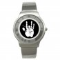 Jerry Garcia Handprint Chrome Roman Dial Unisex Ultra Slim Watch