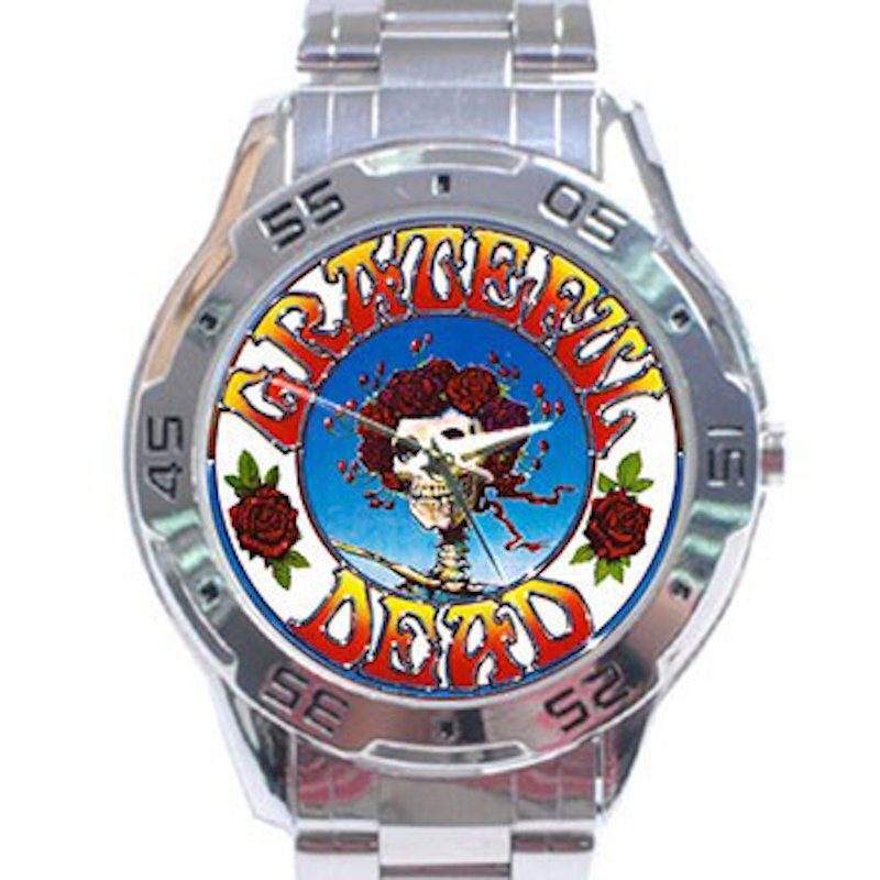 Grateful Dead - Skull & Roses Stainless Steel Analogue Watch