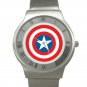 Captain America Shield Chrome Roman Dial Unisex Ultra Slim Watch