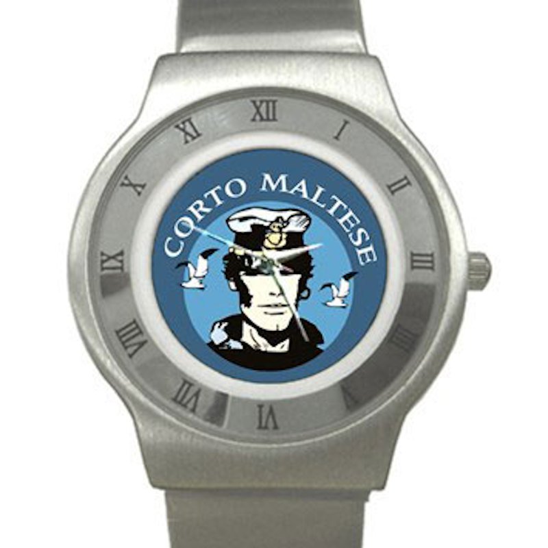 Corto Maltese Chrome Roman Dial Unisex Ultra Slim Watch
