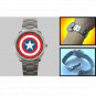 Captain America Shield Unisex Sport Metal Watch