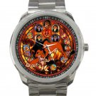 Lion King Movie Evil Scar Unisex Round Silver Metal Watch