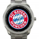 Bayern Munich F.C Logo Unisex Sport Metal Watch