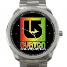 Burton Snowboards Logo Unisex Sport Metal Watch