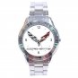 Corvette Car Logo Stainless Steel Analogue Watch