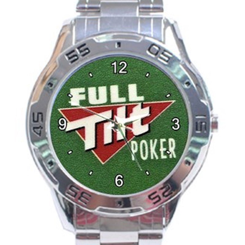 Full Tilt Poker Unisex Stainless Steel Analogue Watch