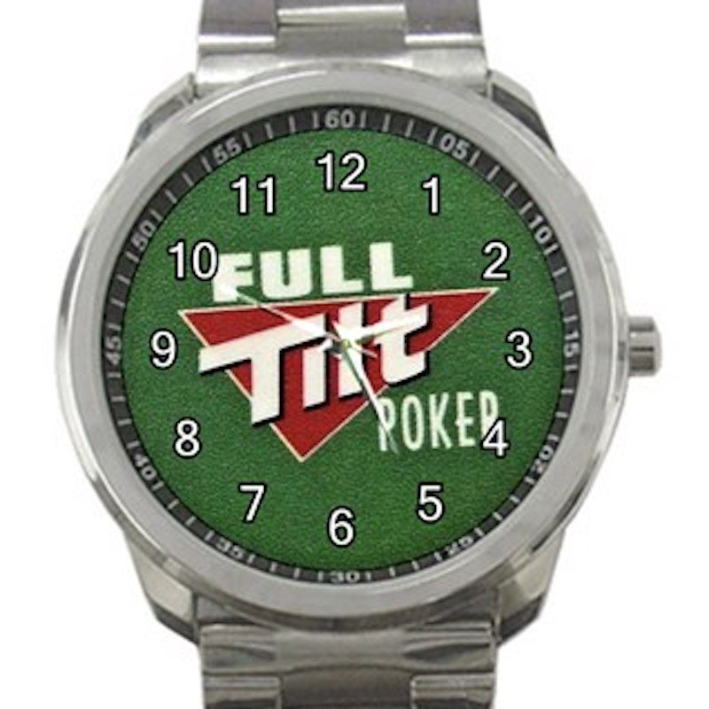 Full Tilt Poker Unisex Sport Metal Watch