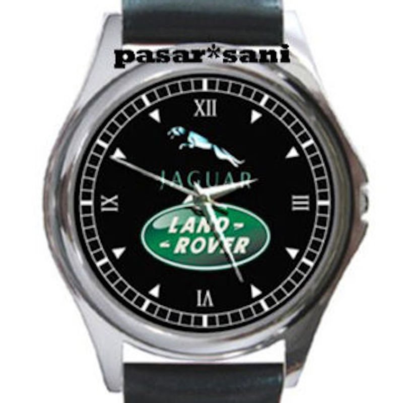 Jaguar Land Rover Unisex Round Silver Metal Watch