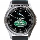 Jaguar Land Rover Unisex Round Silver Metal Watch