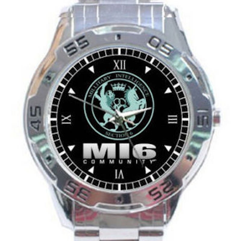 New James Bond 007 MI6 Community Unisex Stainless Steel Analogue Watch