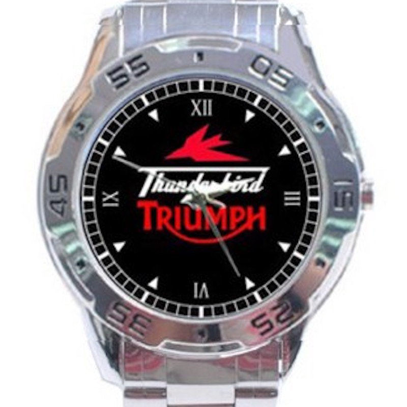 New Triumph Thunderbird Unisex Stainless Steel Analogue Watch