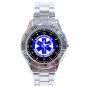 New US Emergency Medical Services Unisex Stainless Steel Analogue Watch