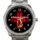 Rammstein Fire logo Unisex Sport Metal Watch