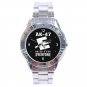 Rifle AK47 Gun Unisex Stainless Steel Analogue Watch