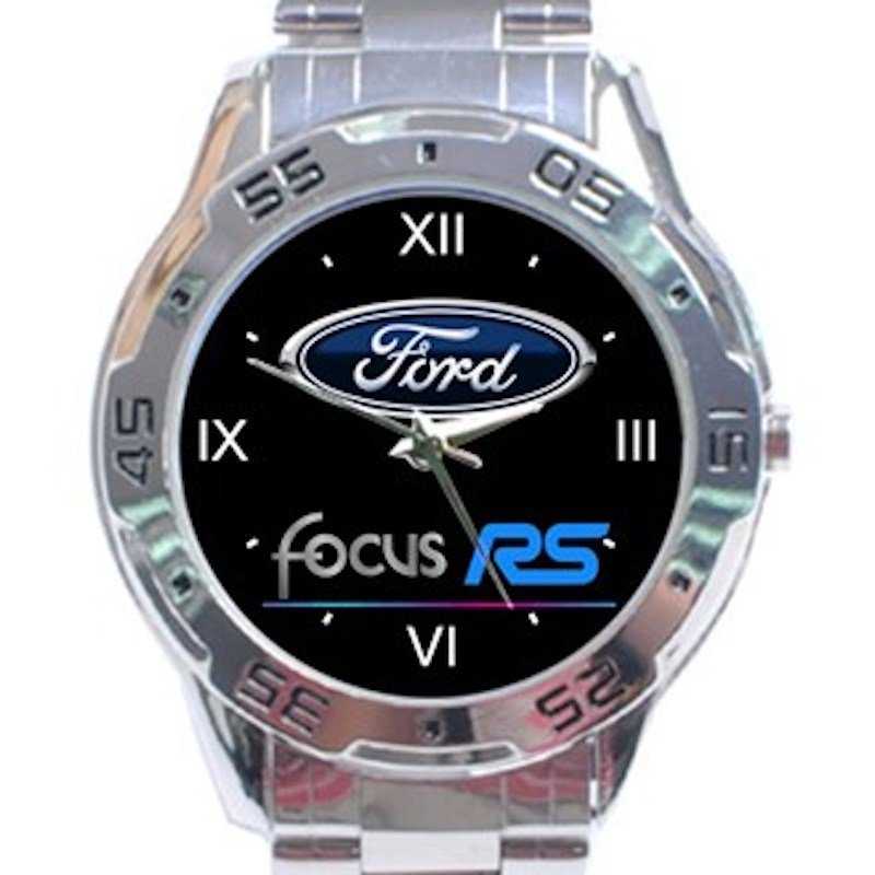 Ford Focus RS Logo Unisex Stainless Steel Analogue Watch