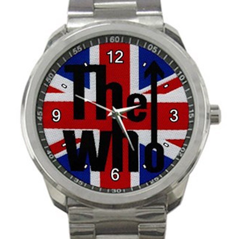 The Who Music Band Logo Unisex Sport Metal Watch