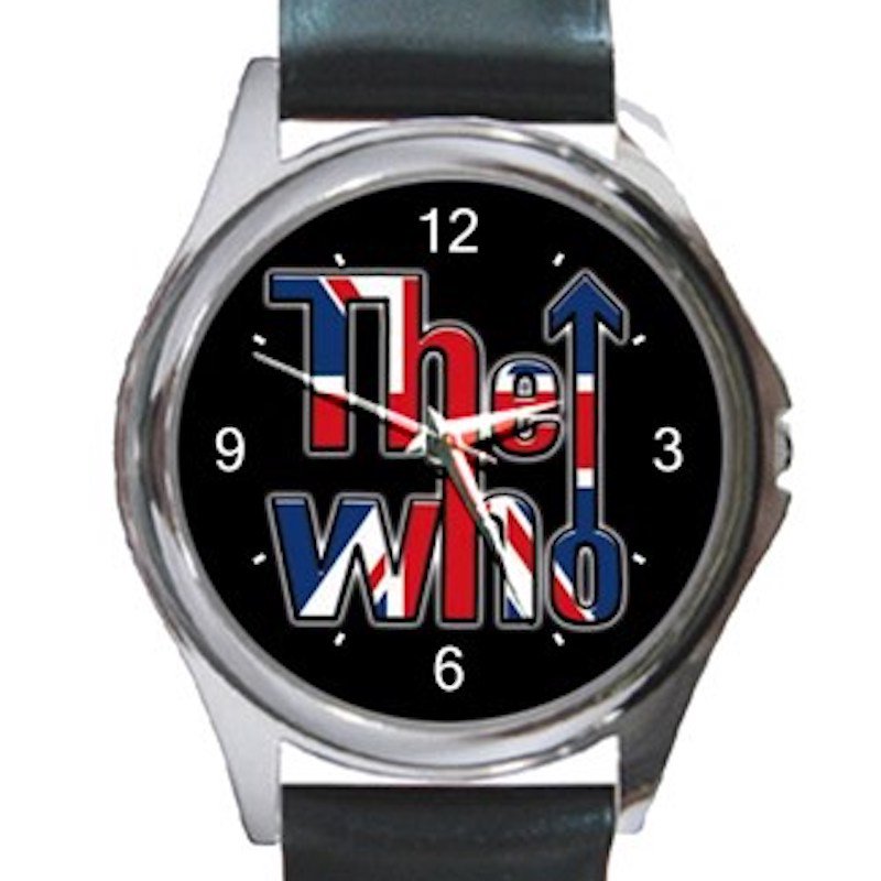 The Who Band Logo 2019 Unisex Round Silver Metal Watch