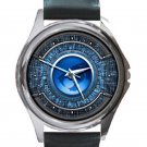 Blue ThunderCats Animated Series Unique Design Unisex Round Silver Metal Watch