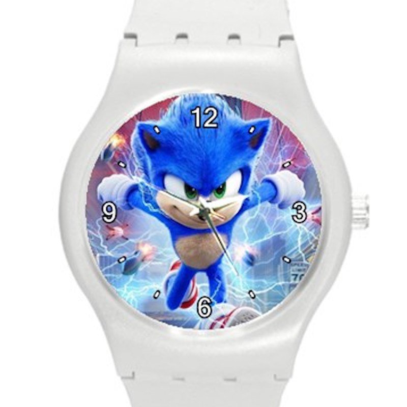 Sonic the Hedgehog Movie ICE Style Round TPU Medium Sports Watch-White