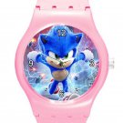 Sonic the Hedgehog Movie ICE Style Round TPU Medium Sports Watch-Pink