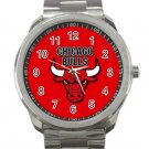 Chicago Bulls NBA Basketball Team Unisex Sport Metal Watch