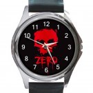 Zero Skateboard Red Skull Unisex Round Silver Metal Watch