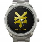 Zoo York Skateboard Gold Logo Unisex Sport Metal Watch