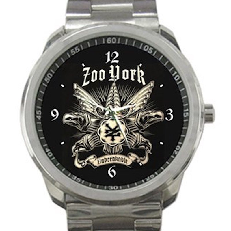 Zoo York Unbreakable Tattoo Unisex Sport Metal Watch