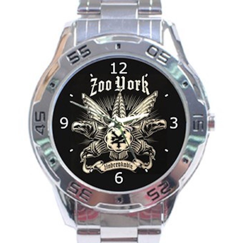 Zoo York Unbreakable Tattoo Unisex Stainless Steel Analogue Watch