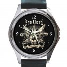 Zoo York Unbreakable Tattoo Unisex Round Silver Metal Watch