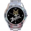 Zoo York Silver & Gold Logo Unisex Stainless Steel Analogue Watch