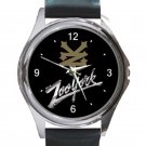 Zoo York Silver & Gold Logo Unisex Round Silver Metal Watch