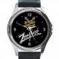 Zoo York Silver & Gold Logo Unisex Round Silver Metal Watch