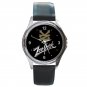 Zoo York Silver & Gold Logo Unisex Round Silver Metal Watch