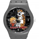 Calvin and Hobbes ICE Style Round TPU Medium Sports Watch-Grey