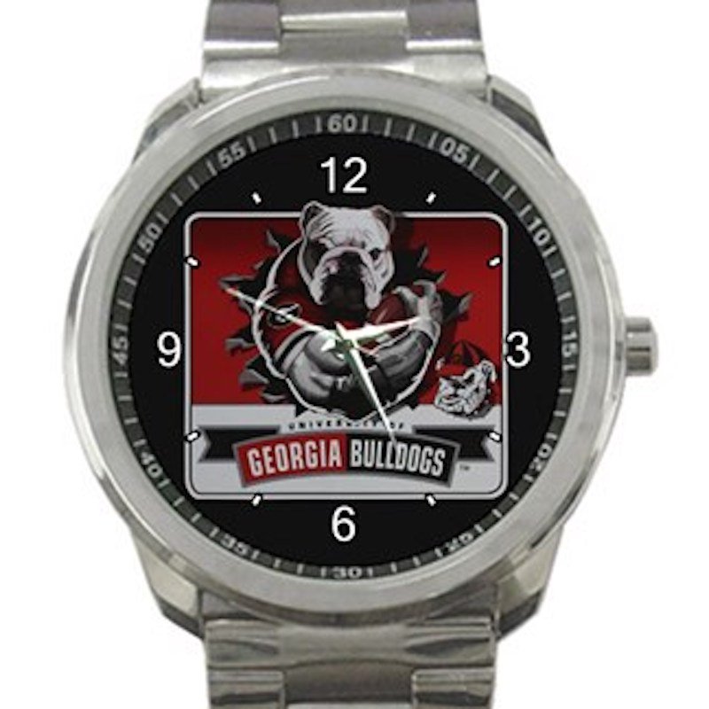 Georgia UGA Bulldogs Busting Out Unisex Sport Metal Watch