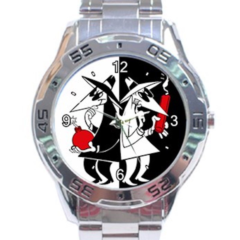 Spy Vs Spy Unisex Stainless Steel Analogue Watch