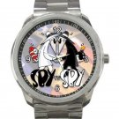 Funny Spy Vs Spy Unisex Sport Metal Watch