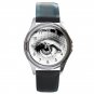 Fornasetti Eye Unisex Round Silver Metal Watch